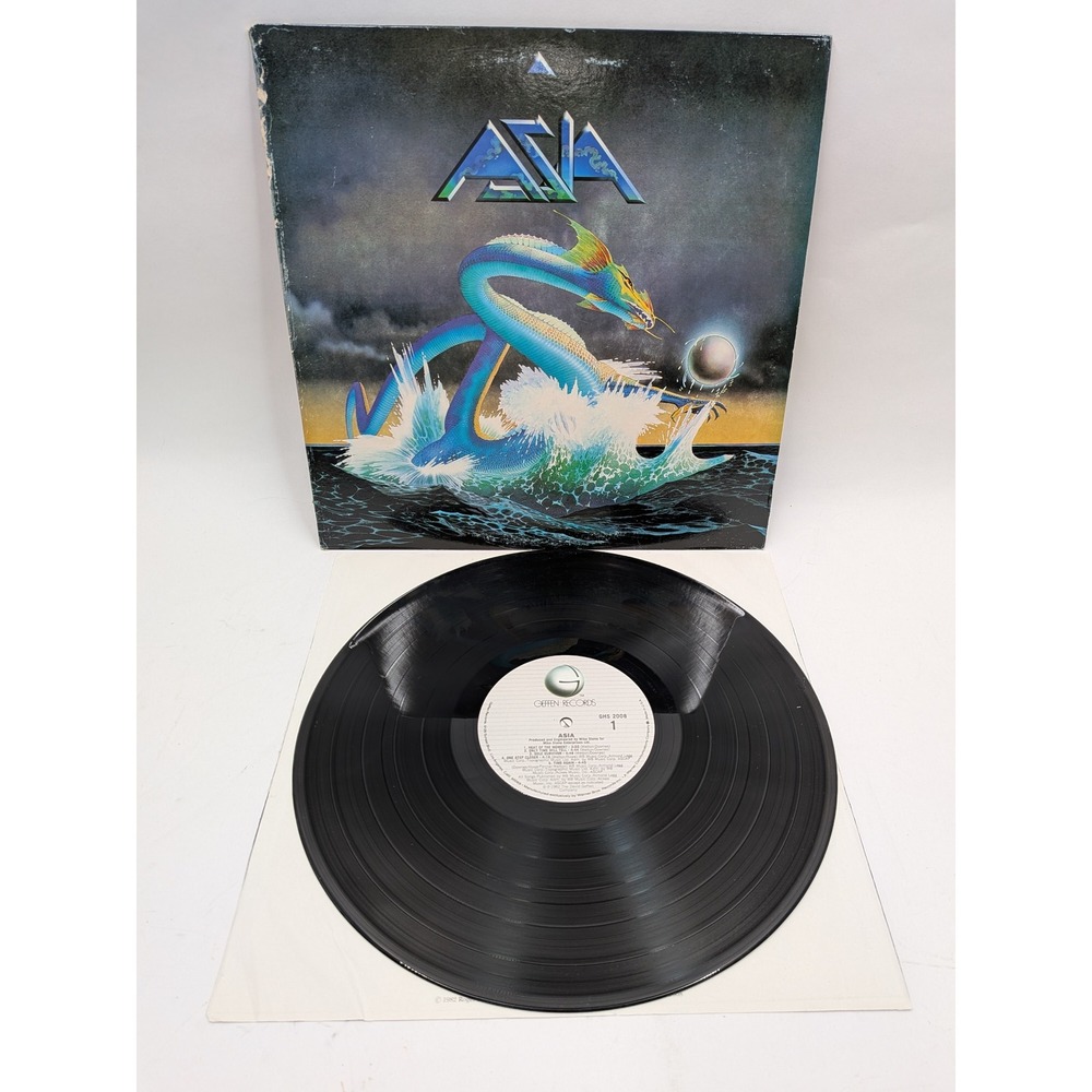 Asia Self-Titled Vinyl LP 1982 Geffen Records GHS 2008 Heat of the Moment Rock